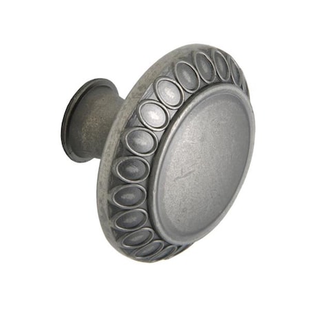 Utopia Alley Barnet Pewter Cabinet Knob 1.3 inch Diameter HW345PLPT011